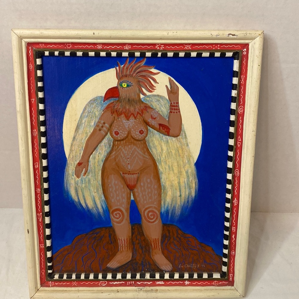 Acrylic painting by L Christy